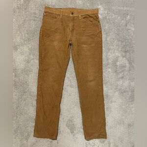 Levis 511 Corduroy Pants Mens 32 x 30 Brown Cotton Blend Preppy Outdoors